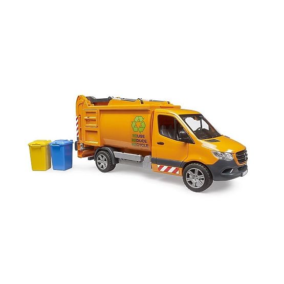 Bruder MB Sprinter piccolo camion dei rifiuti