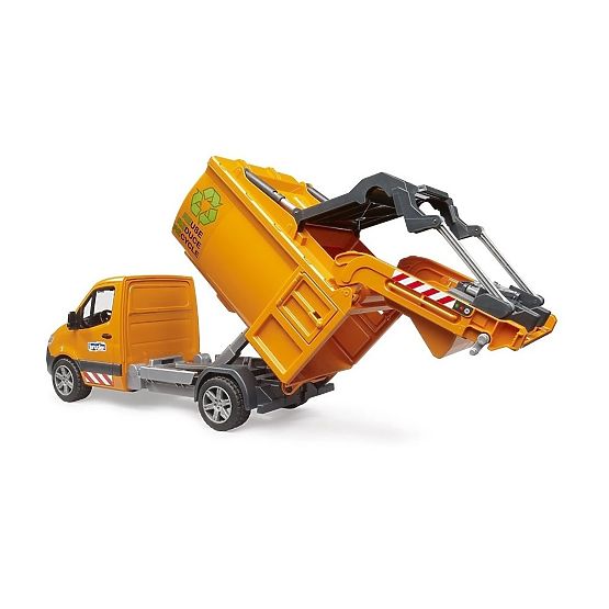 Bruder MB Sprinter piccolo camion dei rifiuti