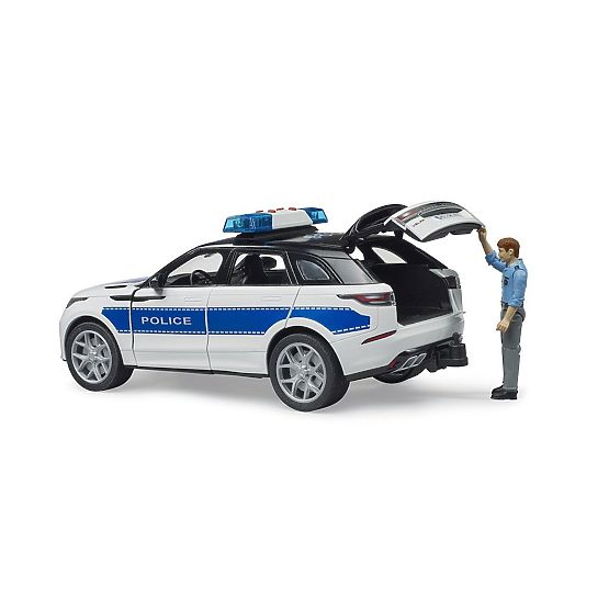 Bruder Range Rover Velar Polizia con figurina