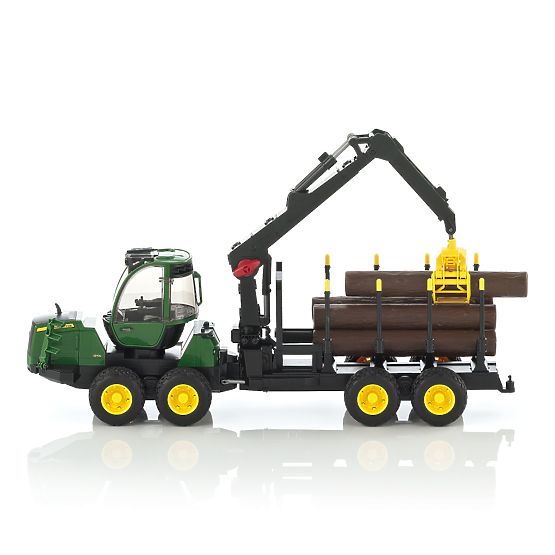 Bruder Trasportatore di legname JOHN DEERE
