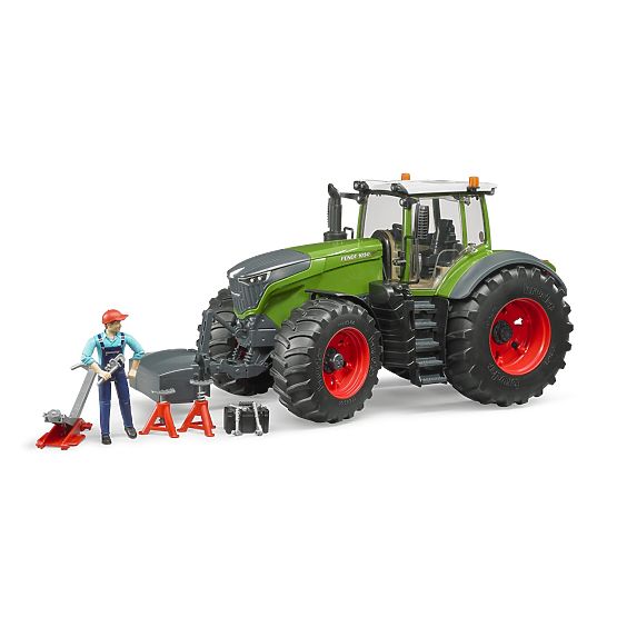 Bruder Trattore Fendt 1050 Vario con meccanico e attrezzi da officina 1:16