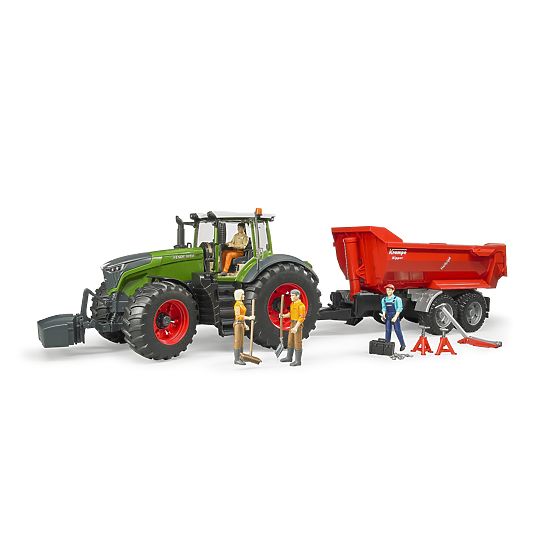 Bruder Trattore Fendt 1050 Vario con meccanico e attrezzi da officina 1:16