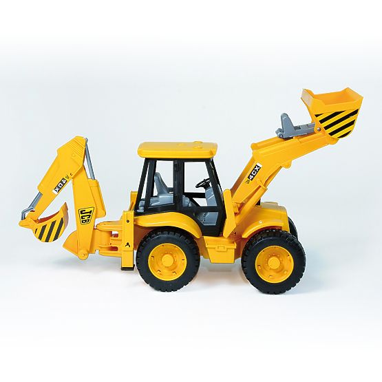 Bruder Trattore JCB caricatore frontale con escavatore