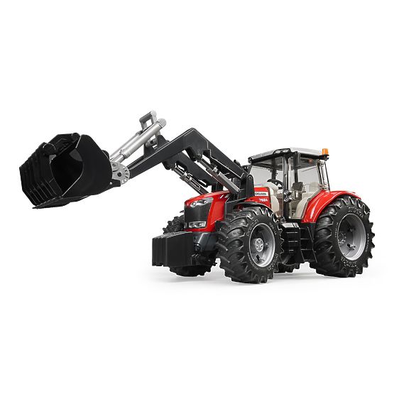 Bruder Trattore MASSEY FERGUSON 7624 con caricatore frontale