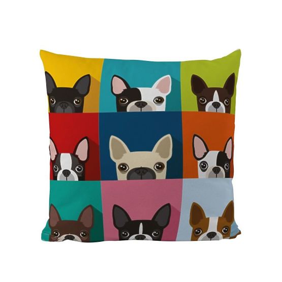 Bulldog cuscino Butter Kings - multicolore