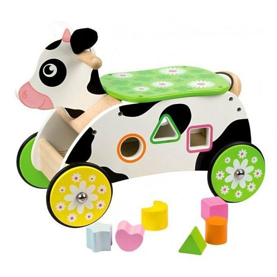 Buttafuori in legno Cow