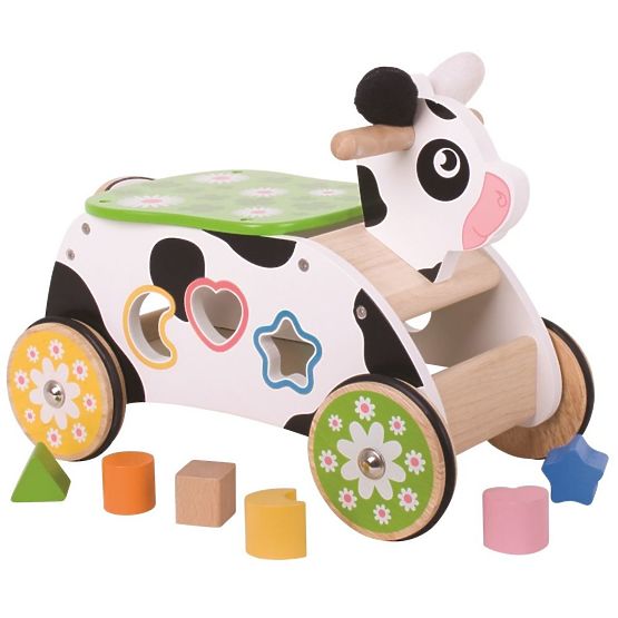 Buttafuori in legno Cow
