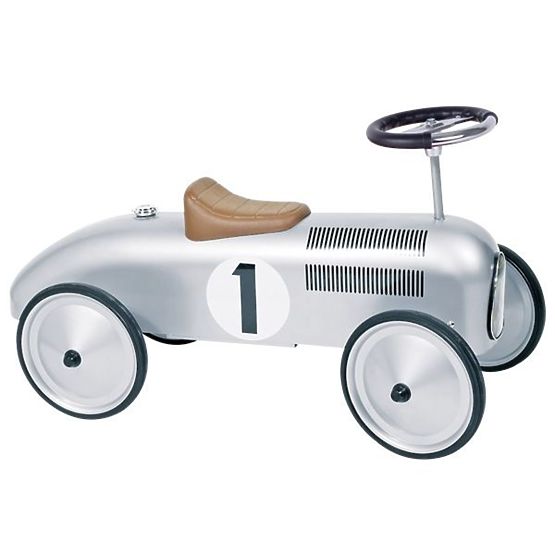 Buttafuori in metallo argento per bambini