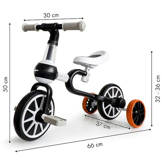Sdraietta multifunzione STAR 3in1 - bianco e nero