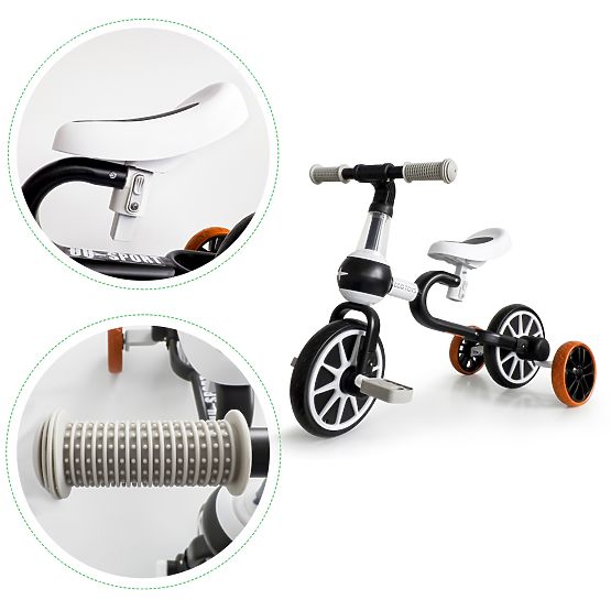 Sdraietta multifunzione STAR 3in1 - bianco e nero