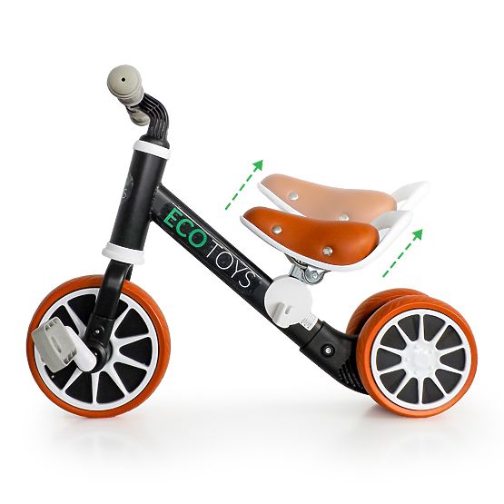 Sdraietta per bambini Rider 2in1 - nera