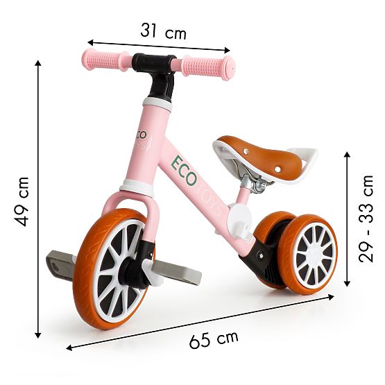 Sdraietta per bambini Sky 2in1 - rosa