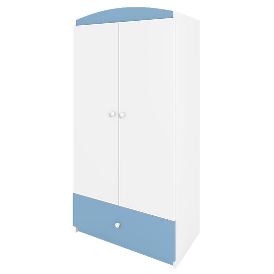 Cabina armadio Ourbaby - blu e bianca
