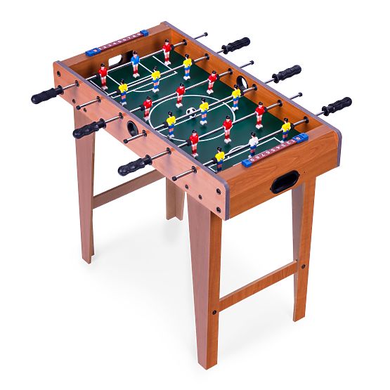 Calcio balilla in legno 69x35,5 cm gioco da tavolo ECOTOYS