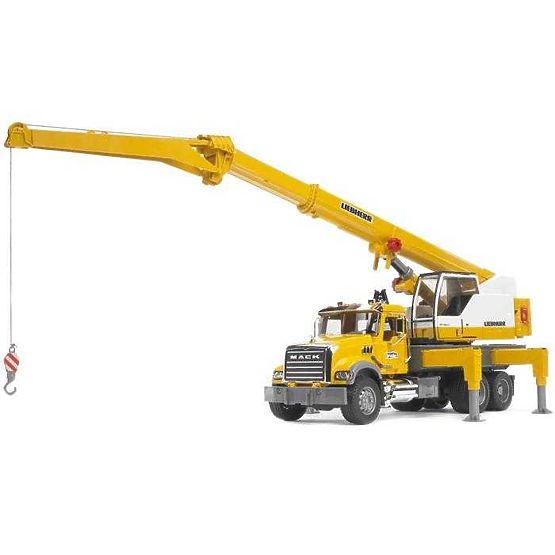 Camion Bruder MACK Granite gru LIEBHERR