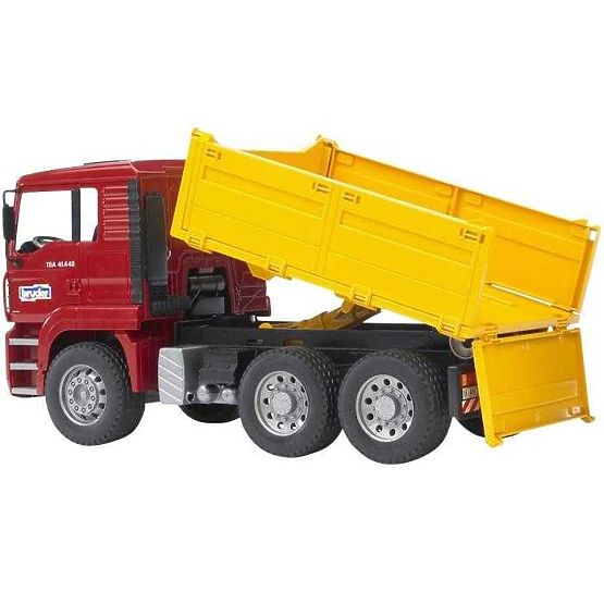 Camion Bruder MAN e caricatore frontale