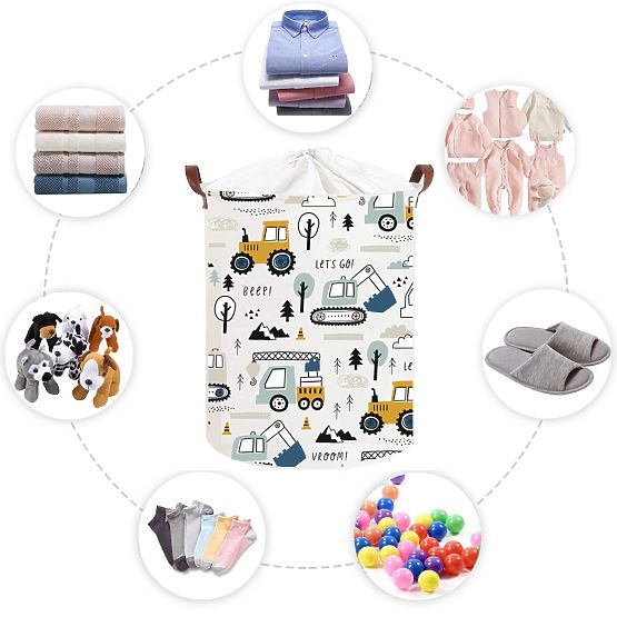 Camion con cestini portagiochi