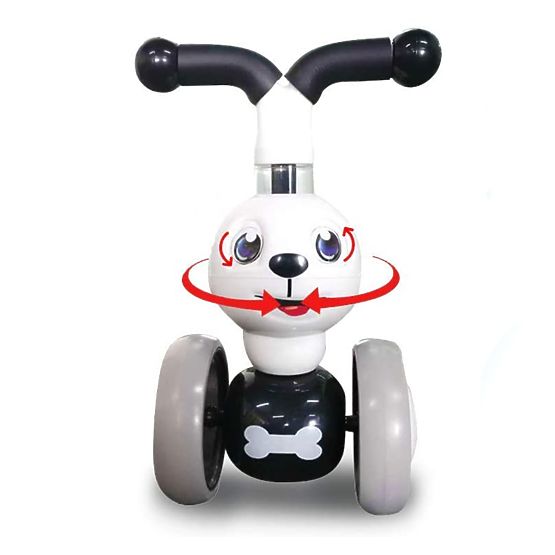 Buttafuori per bambini Dog - bianco e nero