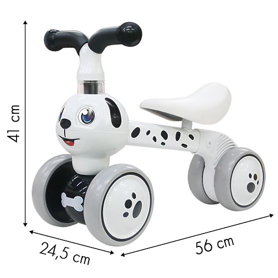 Buttafuori per bambini Dog - bianco e nero