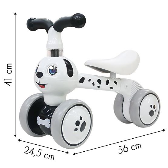 Buttafuori per bambini Dog - bianco e nero