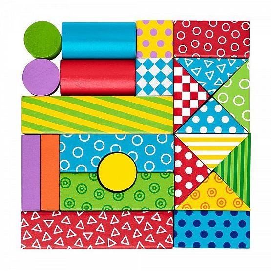 Carrello con blocchi 35 pezzi