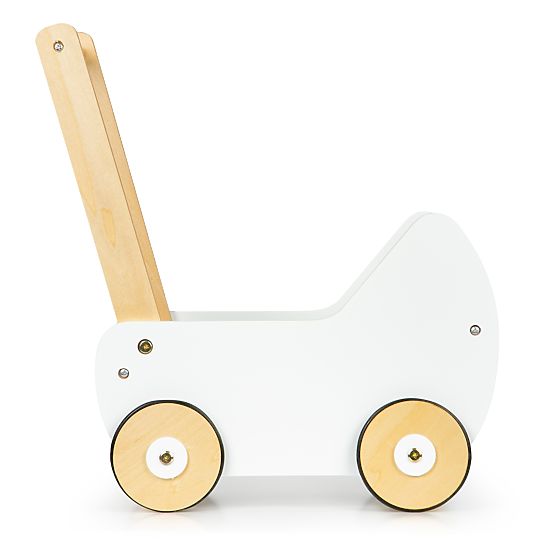 Carrozzina in legno per bambole deambulatore ECOTOYS