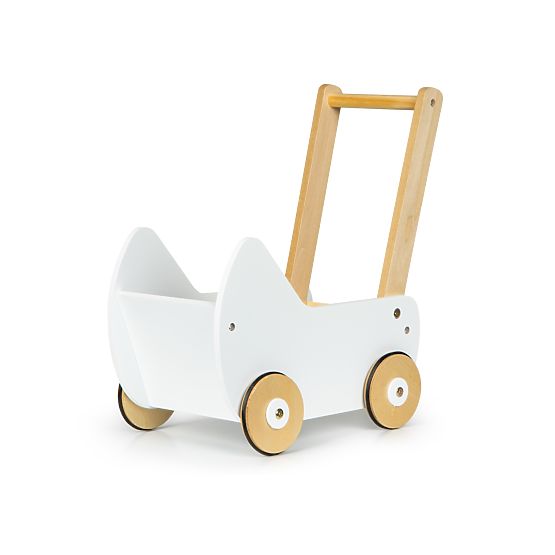 Carrozzina in legno per bambole deambulatore ECOTOYS