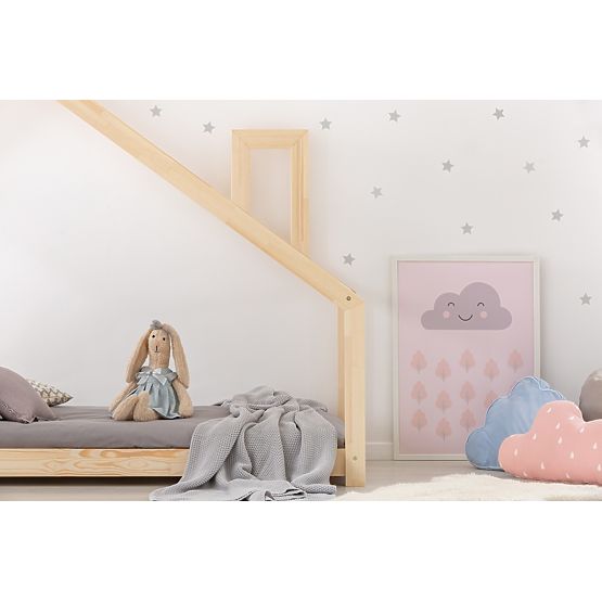 Letto per bambini a forma di casa Mila Chimney
