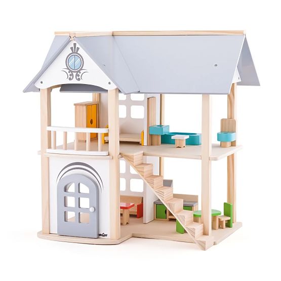 Casa delle bambole con mobili Villa Isabelle