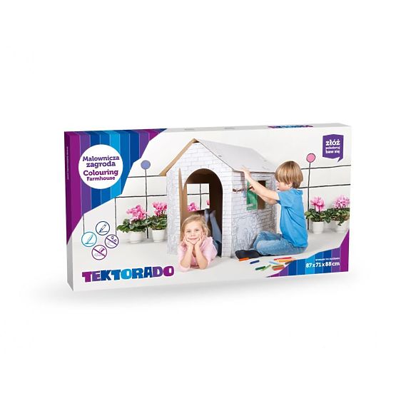 Casetta in cartone per bambini