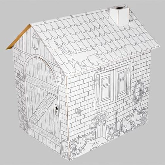 Casetta in cartone per bambini