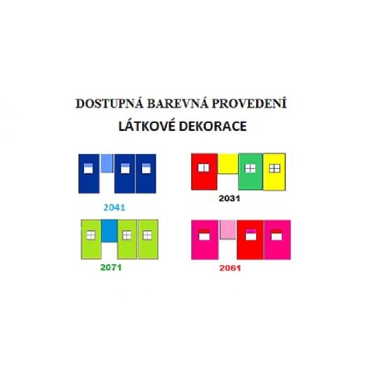 Casetta in tessuto per aiuola rialzata 180x80cm - vari colori