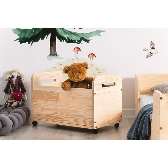 Cassa in legno per giocattoli BOX