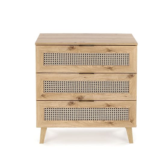 Cassettiera BORNEO KM-2 rovere artisan/nero