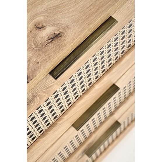 Cassettiera BORNEO KM-2 rovere artisan/nero