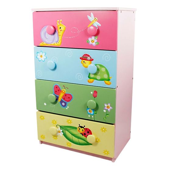 Cassettiera con cassetti Magico Giardino - mobile per bambini