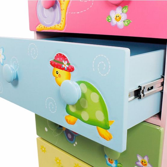 Cassettiera con cassetti Magico Giardino - mobile per bambini