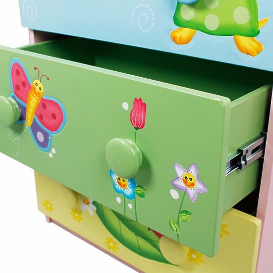 Cassettiera con cassetti Magico Giardino - mobile per bambini