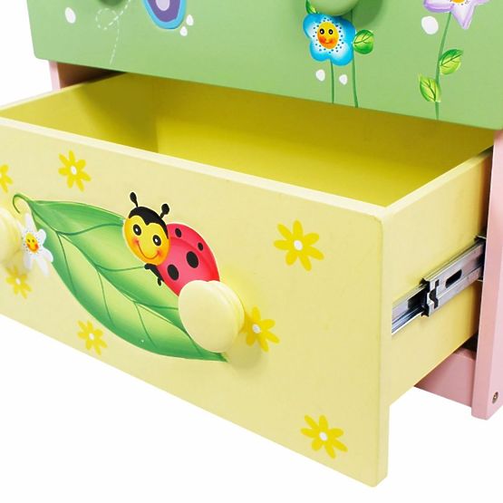 Cassettiera con cassetti Magico Giardino - mobile per bambini