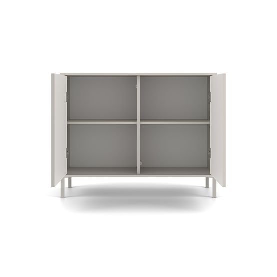Cassettiera KAMARO 2D SLIM Pannello Frontale Lamellare CASHMERE