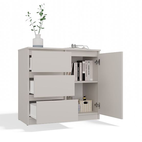 Cassettiera Malwa 1D3S CASHMERE BEIGE