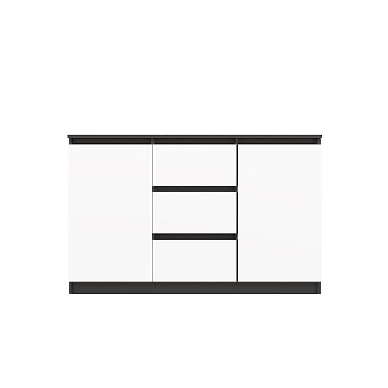 Cassettiera Malwa 2D3S ANTRACITE BIANCO