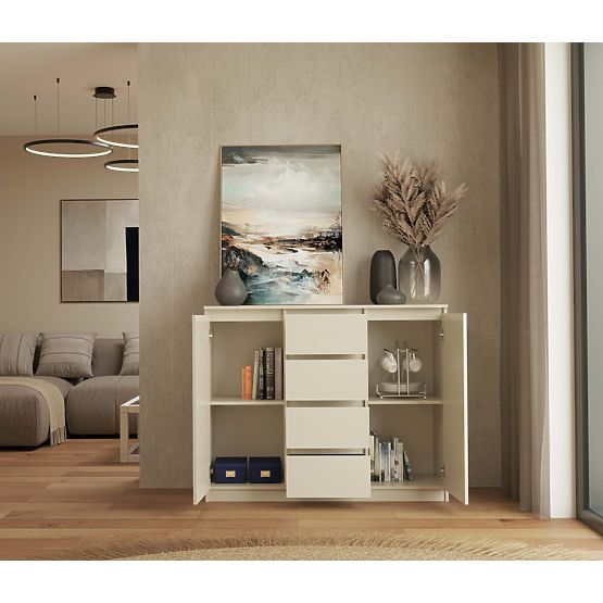 Cassettiera Malwa 2D4S 120 CASHMERE BEIGE