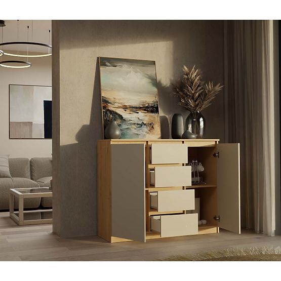 Cassettiera Malwa 2D4S 120 ROVERE ARTISAN CASHMERE BEIGE