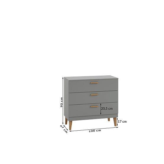 Cassettiera per bambini KUBI