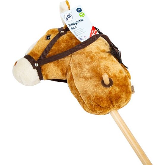 Cavallino Nico su bastone con ruote