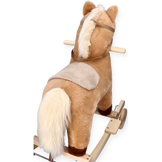 Cavallo a dondolo con carota