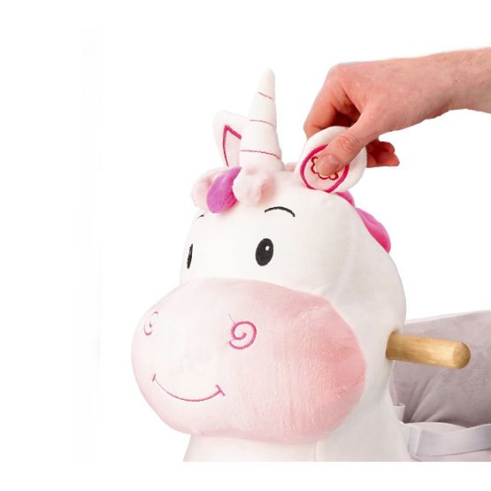 Cavallo a dondolo con poltroncina dolce unicorno