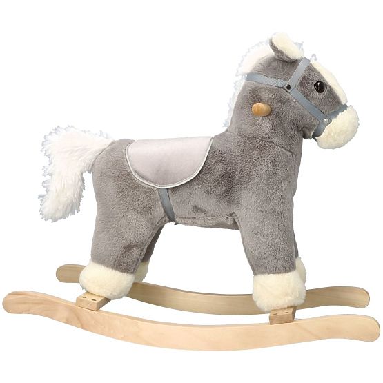 Cavallo a dondolo di peluche Siwek