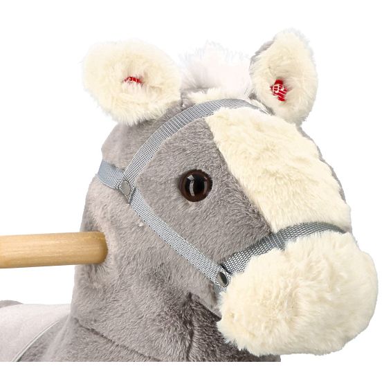 Cavallo a dondolo di peluche Siwek